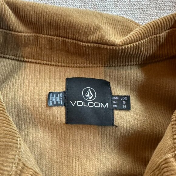Volcom Women's Cord Button Up top - Picture 5 of 5